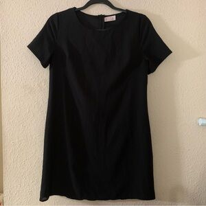 Willa Black Lined Dress Short Sleeve Women’s Size S